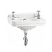 Burlington Edwardian 510mm 2TH Wall Hung Cloakroom Basin - Unbeatable Bathrooms