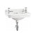 Burlington Edwardian 510mm 2TH Wall Hung Cloakroom Basin - Unbeatable Bathrooms