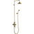 Burlington Avon Thermostatic Exposed Shower Valve Dual Outlet,Rigid Riser, Swivel Shower Arm, Handset & Holder with Hose with Rose - Unbeatable Bathrooms