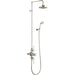 Burlington Avon Thermostatic Exposed Shower Valve Dual Outlet,Rigid Riser, Swivel Shower Arm, Handset & Holder with Hose with Rose - Unbeatable Bathrooms