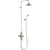 Burlington Avon Thermostatic Exposed Shower Valve Dual Outlet,Rigid Riser, Swivel Shower Arm, Handset & Holder with Hose with Rose - Unbeatable Bathrooms