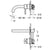 Flova Levo 2-Hole Wall Mounted Basin/Bath Mixer - Unbeatable Bathrooms