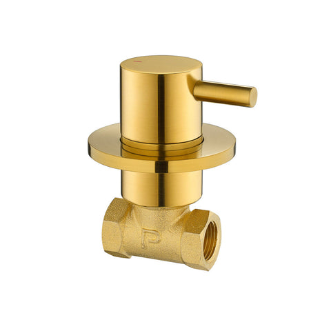 Flova Levo Hot Wall Mounted Shut Off Valve - Unbeatable Bathrooms
