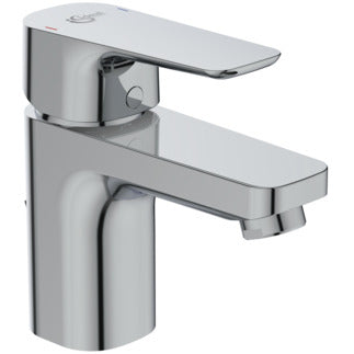 Ideal Standard Tempo 'Slim' Single Lever Basin Mixer with Pop Up Waste and 5L/Min Regulator - Unbeatable Bathrooms