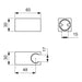 Ideal Standard Idealrain Square Shower Handset Bracket - Unbeatable Bathrooms