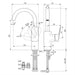 Ideal Standard Ceraplan Single Lever High Spout Basin Mixer - Unbeatable Bathrooms