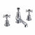 Burlington Birkenhead 3 Tap Hole Mixer with Pop-up Waste - Unbeatable Bathrooms