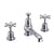 Burlington Birkenhead 3 Tap Hole Mixer with Pop-up Waste - Unbeatable Bathrooms