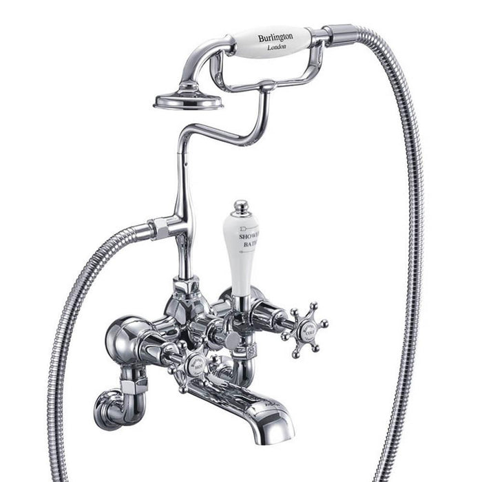 Burlington Birkenhead Bath Shower Mixer Wall Mounted - Unbeatable Bathrooms