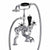 Burlington Birkenhead Angled Bath Shower Mixer Deck Mounted - Unbeatable Bathrooms