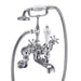 Burlington Birkenhead Angled Bath Shower Mixer Wall Mounted - Unbeatable Bathrooms