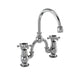 Burlington Birkenhead 2 Tap Hole Arch Mixer with Curved Spout (200mm centres) - Unbeatable Bathrooms