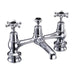 Burlington Birkenhead Regent 2 Tap Hole Bridge Basin Mixer with Plug & Chain Waste & Swivel Spout - Unbeatable Bathrooms