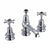 Burlington Birkenhead Regent 3 Tap Hole Mixer with Pop-up Waste - Unbeatable Bathrooms