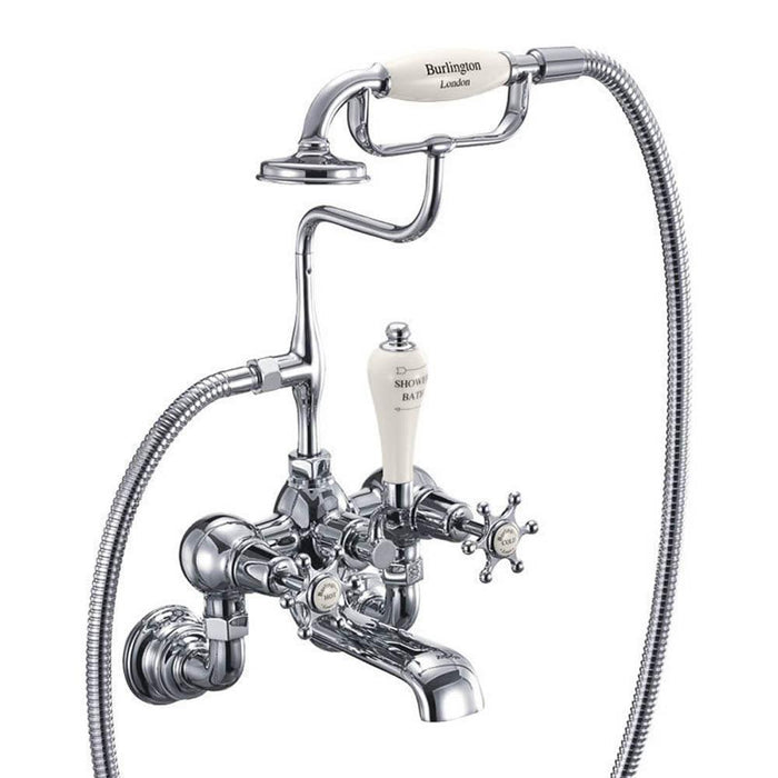 Burlington Birkenhead Regent Bath Shower Mixer Wall Mounted - Unbeatable Bathrooms