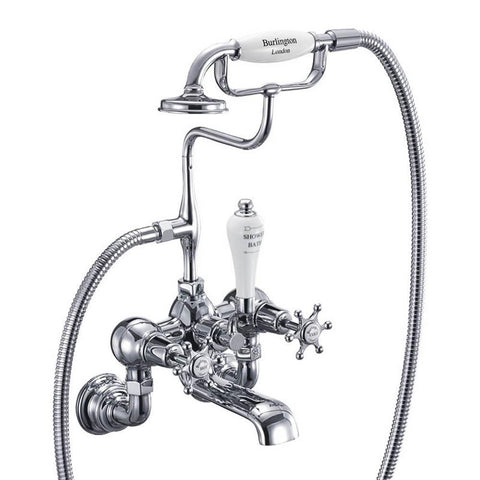 Burlington Birkenhead Regent Bath Shower Mixer Wall Mounted - Unbeatable Bathrooms