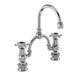 Burlington Birkenhead 2 Tap Hole Regent Arch Mixer with Curved Spout (230mm centres) - Unbeatable Bathrooms