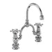 Burlington Birkenhead 2 Tap Hole Regent Arch Mixer with Curved Spout (230mm centres) - Unbeatable Bathrooms