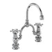 Burlington Birkenhead 2 Tap Hole Regent Arch Mixer with Curved Spout (230mm centres) - Unbeatable Bathrooms