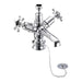 Burlington Birkenhead Regent Basin Mixer with Plug & Chain Waste - Unbeatable Bathrooms