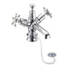 Burlington Birkenhead Regent Basin Mixer with Plug & Chain Waste - Unbeatable Bathrooms