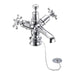 Burlington Birkenhead Regent Basin Mixer with Plug & Chain Waste - Unbeatable Bathrooms