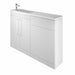 The White Space Scene 1200mm Vanity Unit Pack - Floor Standing 2 Door Unit (RH) - Unbeatable Bathrooms