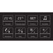 JTP Digital Matt Black Mirror LED and Bluetooth - Unbeatable Bathrooms