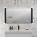 JTP Digital Matt Black Mirror LED and Bluetooth - Unbeatable Bathrooms