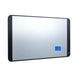 JTP Digital Matt Black Mirror LED and Bluetooth - Unbeatable Bathrooms
