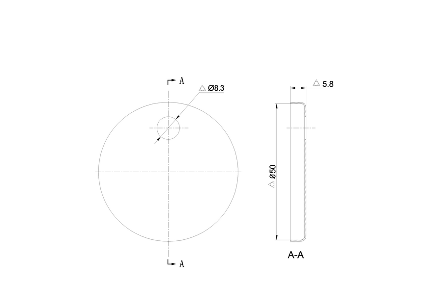 Britton Hoxton Seat Hinge Plate - Matt Black - Unbeatable Bathrooms