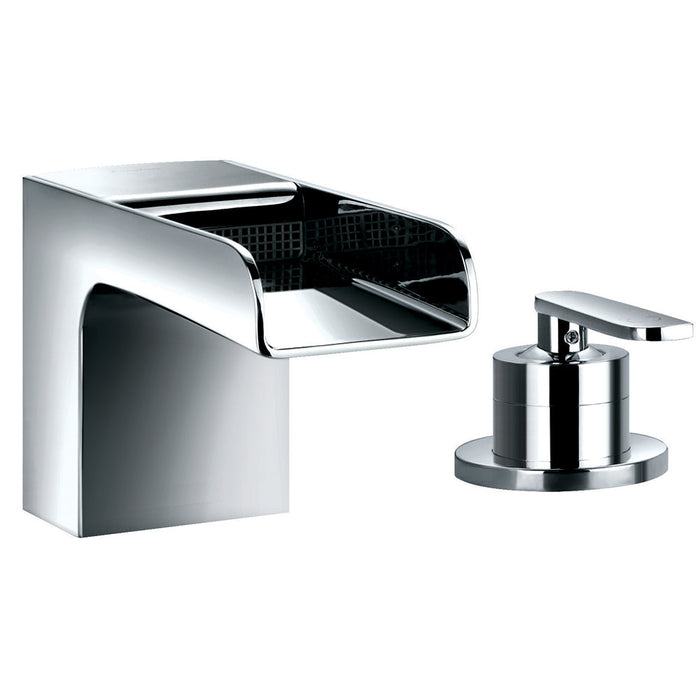 Flova Cascade 2-Hole Deck Mounted Bath Filler - Unbeatable Bathrooms