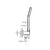 Flova Shower Set with Shower Bracket Outlet Elbow, Hand Shower and Hose - Unbeatable Bathrooms
