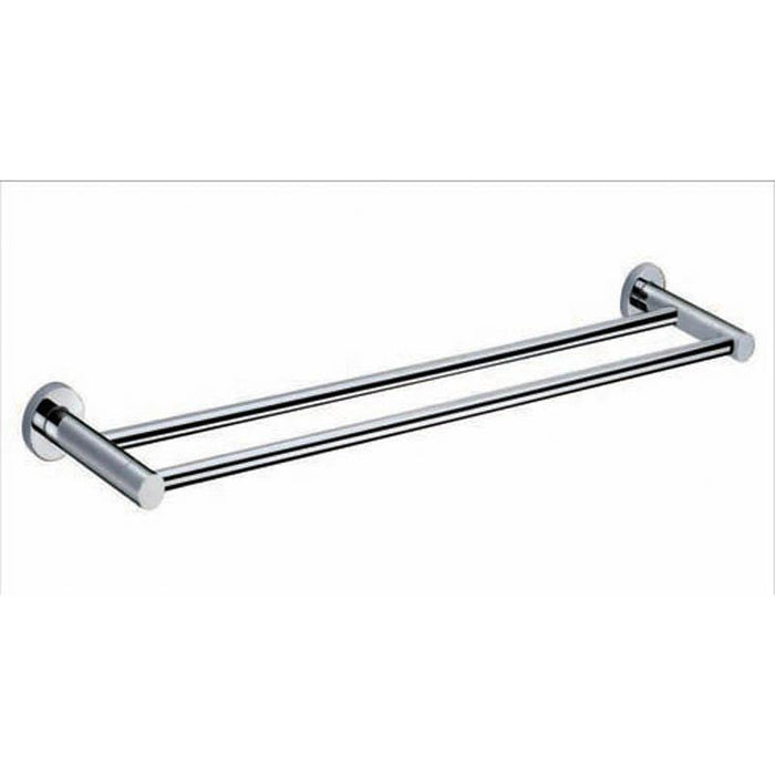 The White Space Capita Double Towel Bar Chrome - Unbeatable Bathrooms