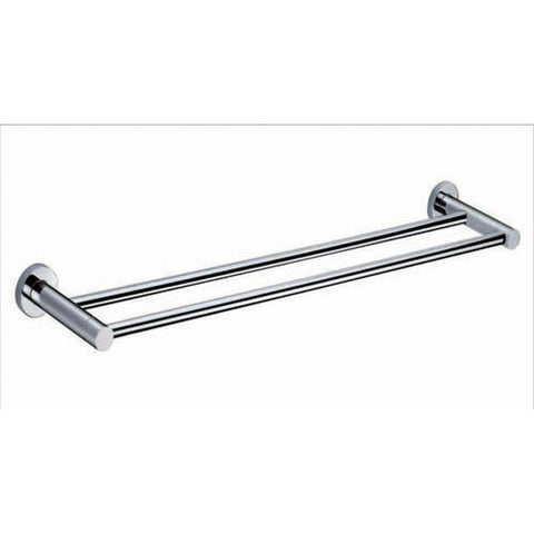 The White Space Capita Double Towel Bar Chrome - Unbeatable Bathrooms