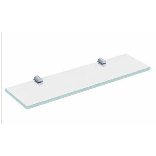 The White Space Capita Glass Shelf Chrome - Unbeatable Bathrooms