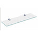 The White Space Capita Glass Shelf Chrome - Unbeatable Bathrooms