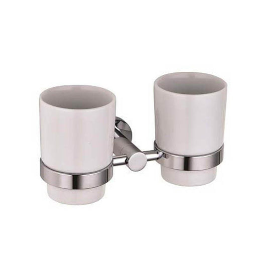 The White Space Capita Tumbler/Double Cup Chrome - Unbeatable Bathrooms