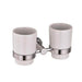 The White Space Capita Tumbler/Double Cup Chrome - Unbeatable Bathrooms