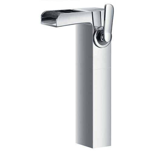 Flova Cascade 260mm Tall Basin Mixer with Slotted Clicker Waste Set - Unbeatable Bathrooms