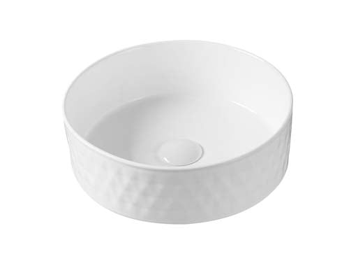 The White Space Geo Patterned Bowl 360mm - Unbeatable Bathrooms
