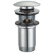 Flova Universal Slotted/Unslotted Basin Clicker Waste - Chrome - Unbeatable Bathrooms