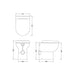 Hudson Reed Comfort Height Back To Wall Toilet & Seat - Unbeatable Bathrooms