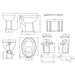 Hudson Reed Richmond High-Level Cistern Toilet & Flush Pipe Kit - Unbeatable Bathrooms