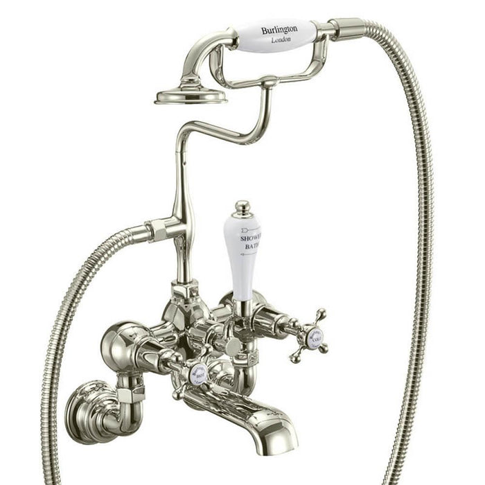 Burlington Claremont Bath Shower Mixer Wall Mounted - Unbeatable Bathrooms