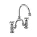 Burlington Claremont 2 Tap Hole Arch Mixer with Curved Spout (200mm centres) - Unbeatable Bathrooms