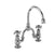 Burlington Claremont 2 Tap Hole Arch Mixer with Curved Spout (200mm centres) - Unbeatable Bathrooms