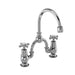 Burlington Claremont 2 Tap Hole Arch Mixer with Curved Spout (200mm centres) - Unbeatable Bathrooms