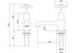 Burlington Claremont 5 Inch Basin Taps - Unbeatable Bathrooms