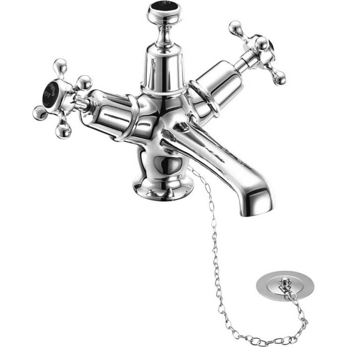 Burlington Claremont Basin Mixer with Plug & Chain Waste - Unbeatable Bathrooms